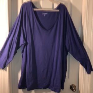 Woman Within woman’s purple blouse Size 4X